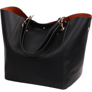 LA Pre-Loved Handbags Black Leather Hobo Bag