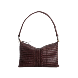 LA Pre-Loved Handbags Allegra Weave Medium Shoulder Leather Bag