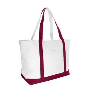 LA Pre-Loved Handbags Crimson Red Leather Tote Bag