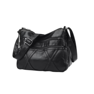 LA Pre-Loved Handbags Black Leather Shoulder Bag